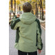 Куртка термо Audsa демисезонная мужская  M-3XL , Оливковый,  XL