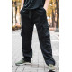 Брюки штаны Panda мужские широкие багги трикотаж , XXXL, Черный