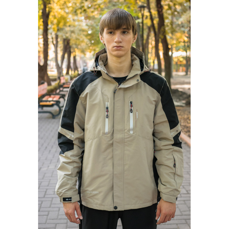 Куртка термо демисезонная  Audsa  мужская  M-3XL , Бежевый,  XXXL