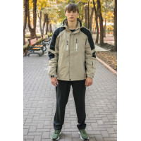 Куртка термо демисезонная  Audsa  мужская  M-3XL , Бежевый,  XXXL
