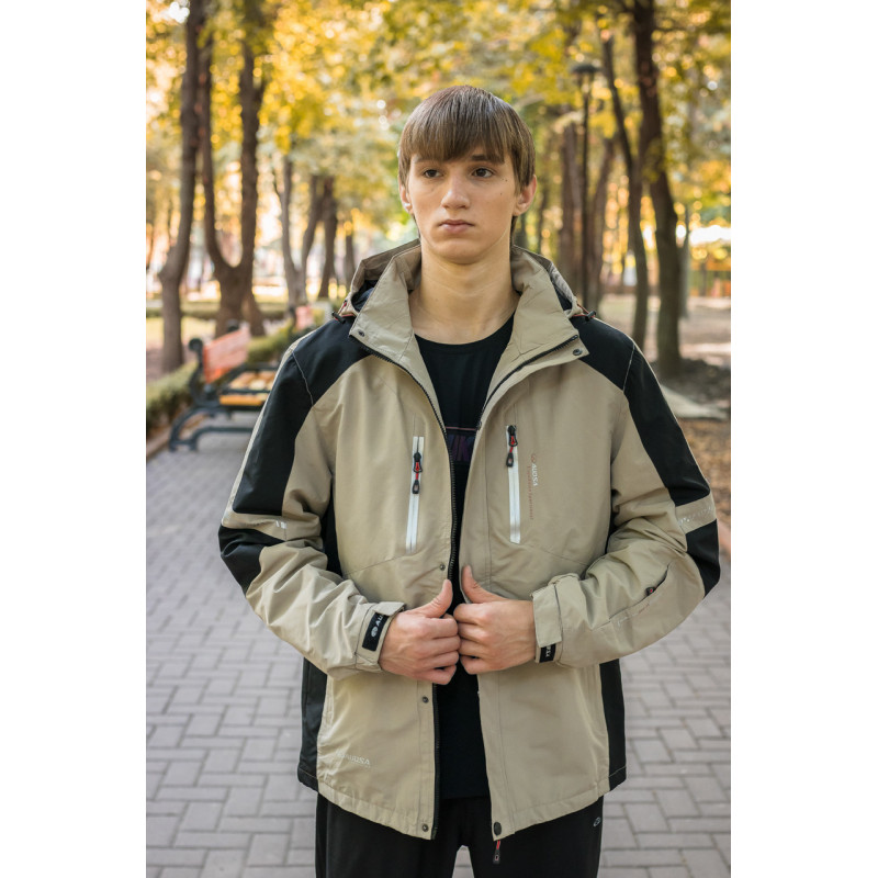 Куртка термо демисезонная  Audsa  мужская  M-3XL , Бежевый,  M