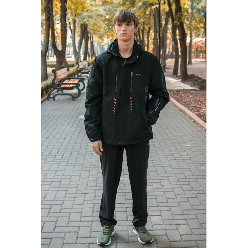 Куртка термо демисезонная  RLX  мужская  M-3XL , Черный,  XXXL
