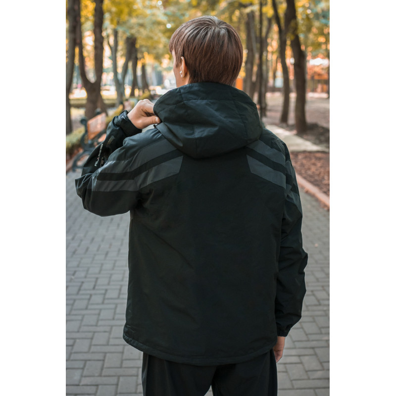 Куртка термо демисезонная  RLX  мужская  M-3XL , Черный,  XXL