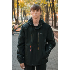 Куртка термо демисезонная  RLX  мужская  M-3XL , Черный,  XL