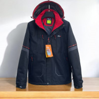 Куртка термо демисезонная  RLA  мужская  M-3XL , Черный,  L