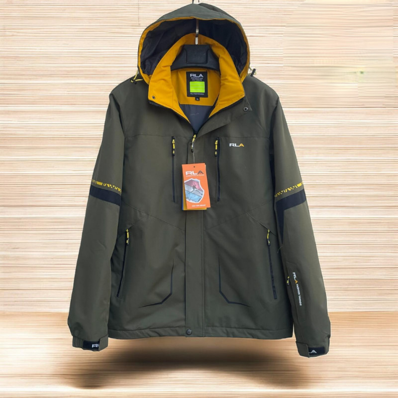 Куртка термо демисезонная  RLA  мужская  M-3XL , Графит,  XL