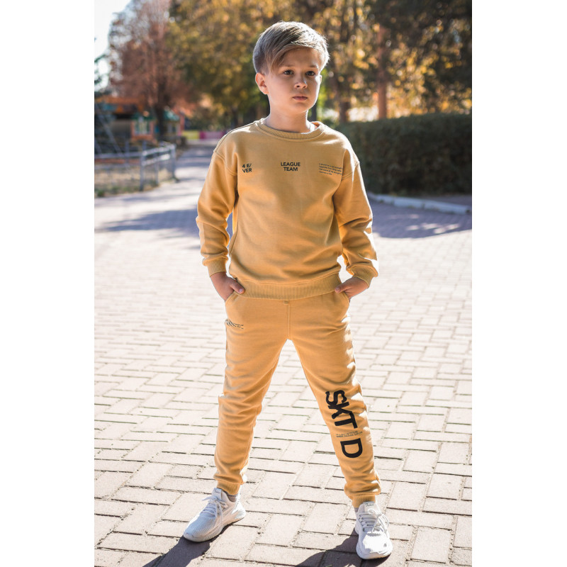 Костюм теплый Poyraz для мальчика 3-10 лет прогулочный , 98-104, Цвет Терракотовый