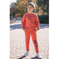 Костюм теплый Poyraz для мальчика 3-10 лет прогулочный , 98-104, Цвет Терракотовый