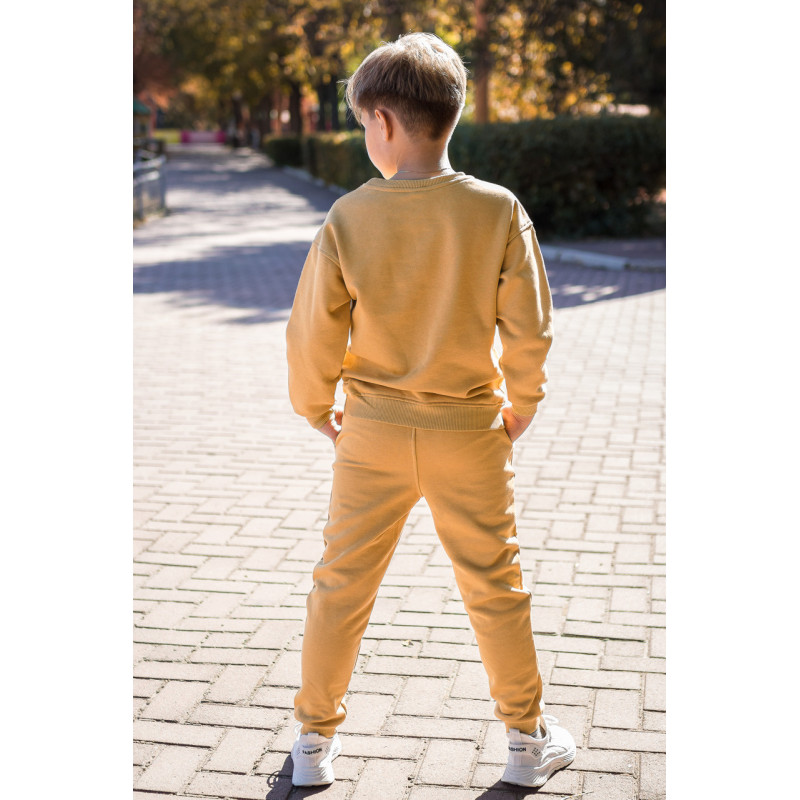 Костюм теплый Poyraz для мальчика 3-10 лет прогулочный , 134-140, Цвет Горчичный