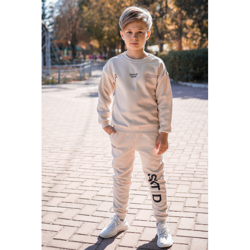 Костюм теплый Poyraz для мальчика 3-10 лет прогулочный , 134-140, Цвет Горчичный