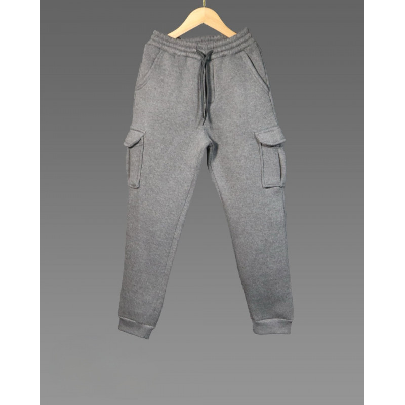 Спортивные штаны карго теплые Poyraz для мальчика 3-8 лет , 110,  Черный