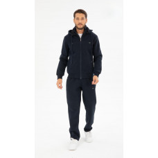 Костюм мужской спортивный Shooter теплый на флисе M-XXXL , L, Темно-синий