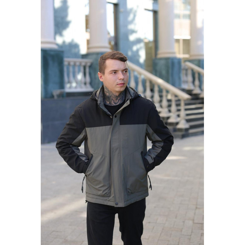 Куртка мужская Bihor демисезонная L-5XL , Коричневый, XXXL