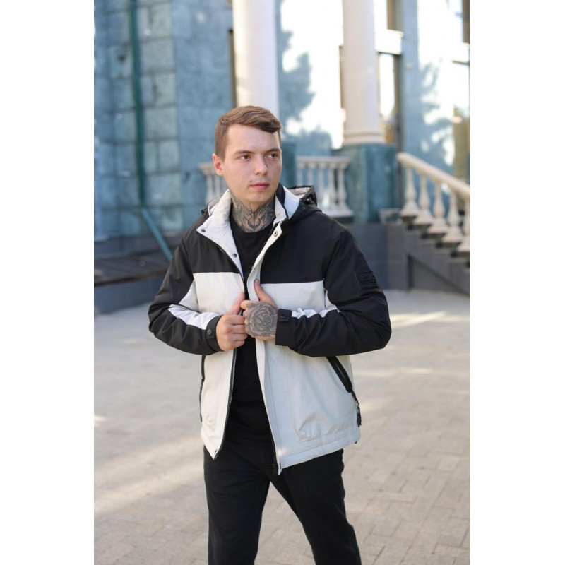 Куртка мужская Bihor демисезонная L-5XL , Белый, XL