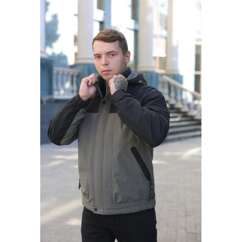 Куртка мужская Bihor демисезонная L-5XL , Серый, XXL