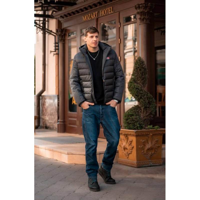 Куртка зимняя Bihor мужская теплая, Черный,4XL