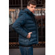 Куртка зимняя Bihor мужская теплая, Синий,XL