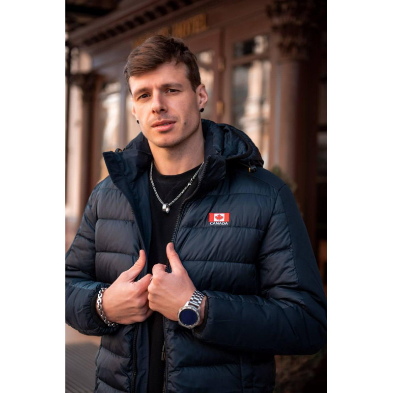 Куртка зимняя Bihor мужская теплая, Синий,XXL