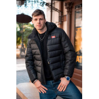 Куртка зимняя Bihor мужская теплая, Черный,4XL