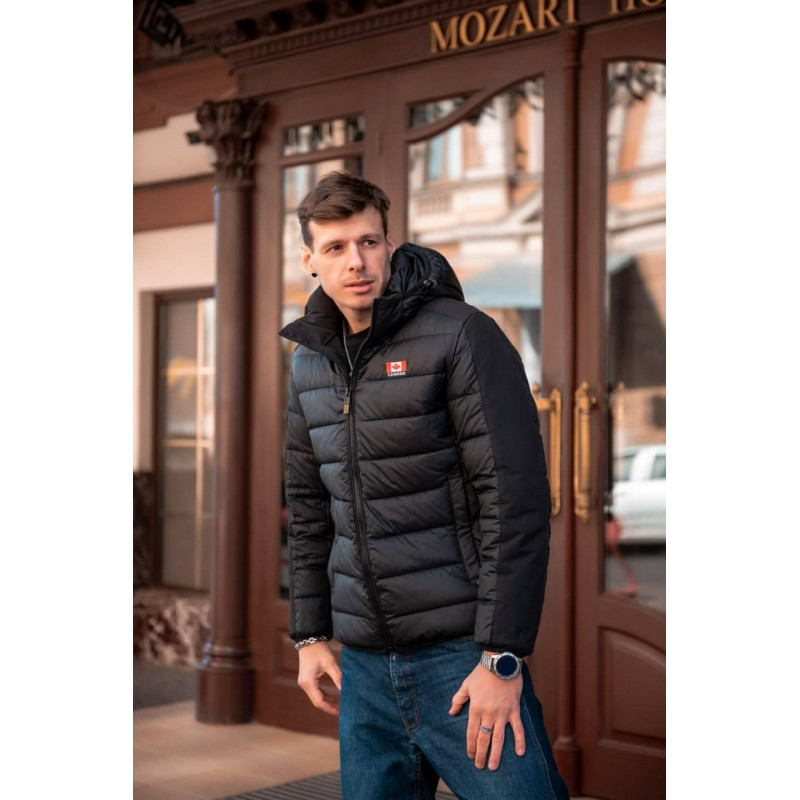 Куртка зимняя Bihor мужская теплая, Черный,L