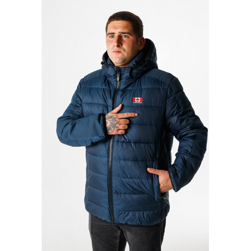 Куртка зимняя Bihor мужская теплая, Синий,4XL