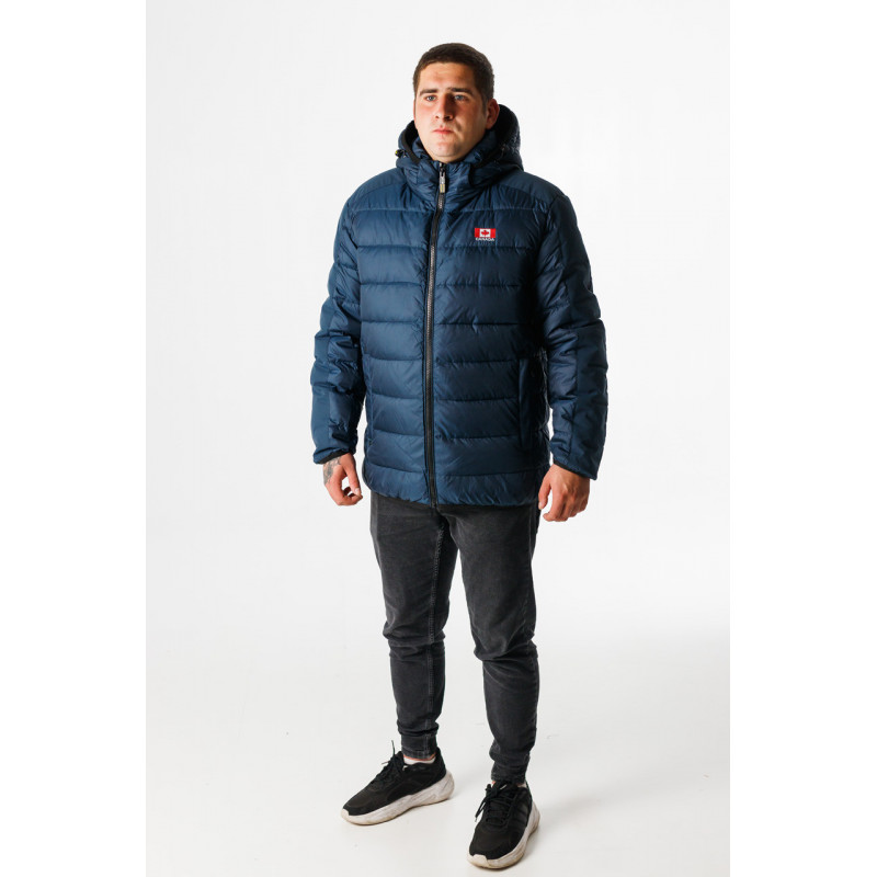 Куртка зимняя Bihor мужская теплая, Синий,4XL