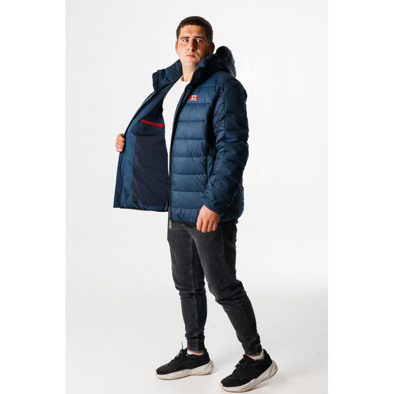 Куртка зимняя Bihor мужская теплая, Синий,4XL