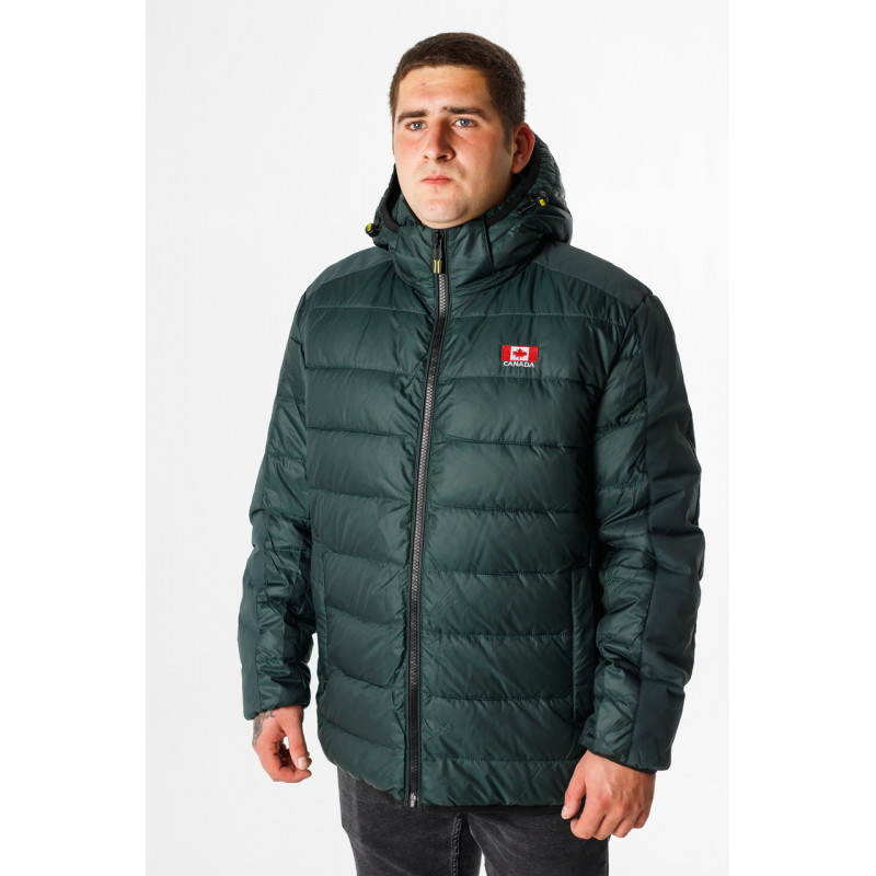 Куртка зимняя Bihor мужская теплая, Темно-зеленый,M