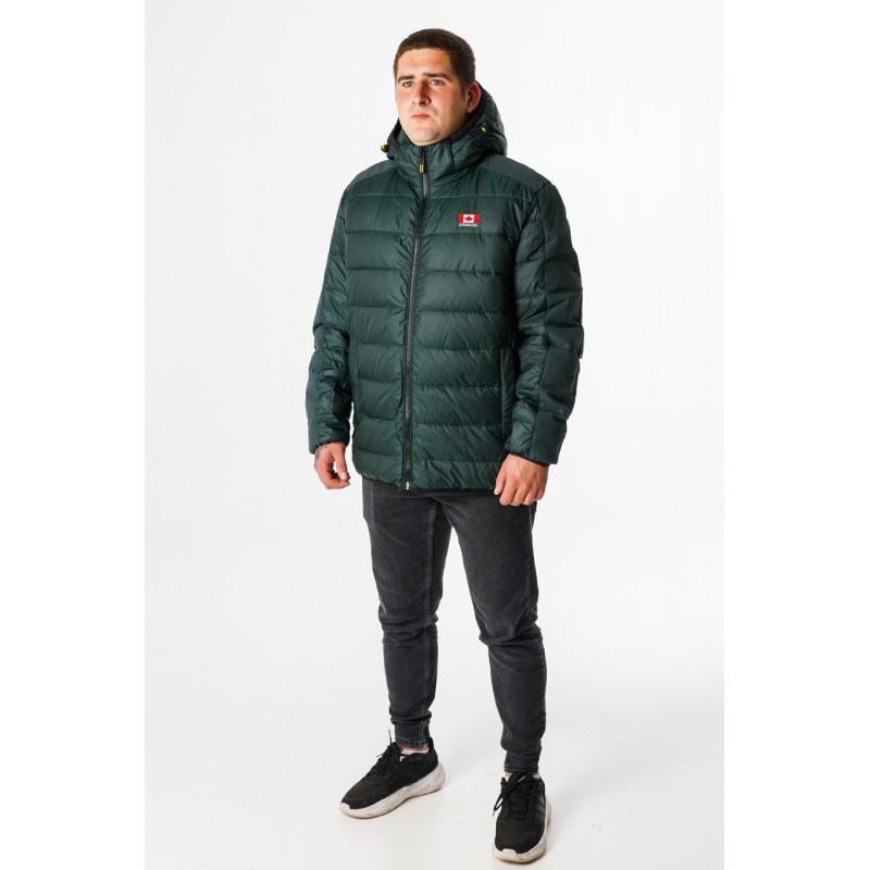 Куртка зимняя Bihor мужская теплая, Темно-зеленый,XXL