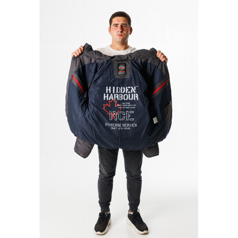 Куртка зимняя Bihor мужская , Серый,4XL