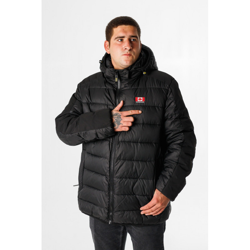 Куртка зимняя Bihor мужская теплая, Черный,4XL