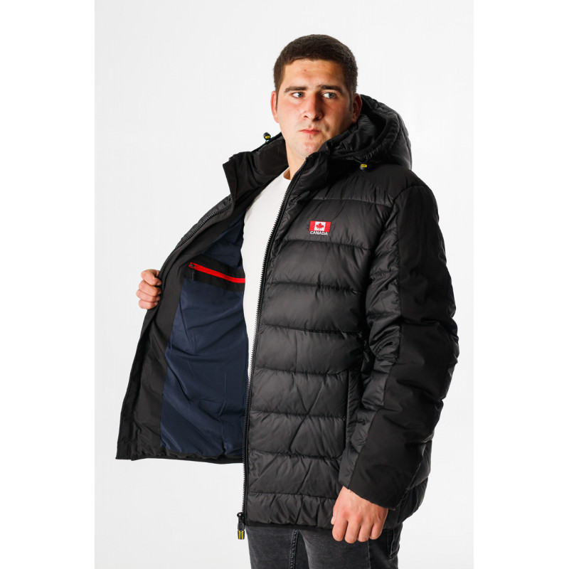 Куртка зимняя Bihor мужская теплая, Черный,4XL