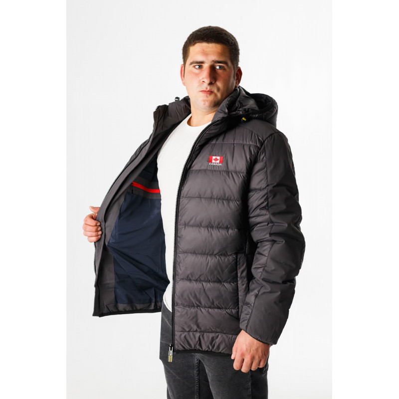 Куртка зимняя Bihor мужская , Серый,4XL