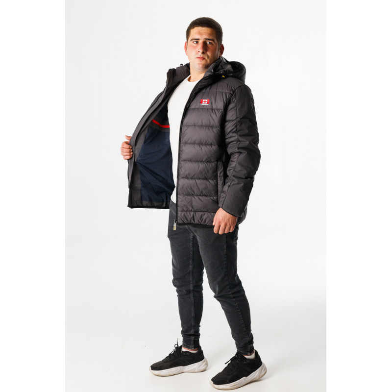 Куртка зимняя Bihor мужская , Серый,XL