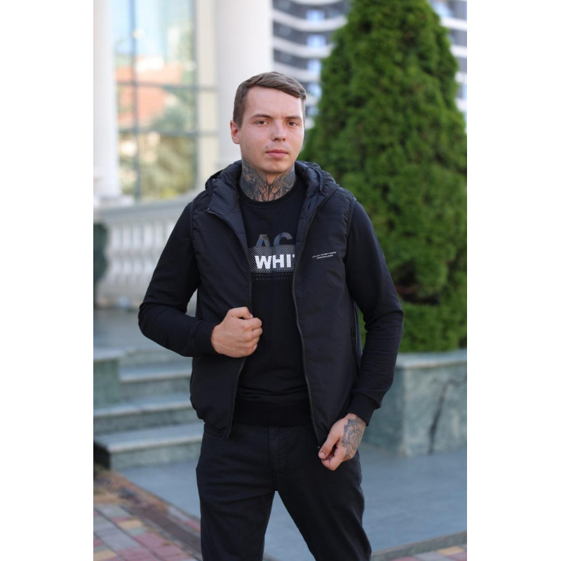 Жилет мужской Bihor двухсторонняя M-4XL , XXL, Серый