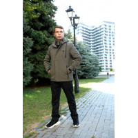 Мужская демисезонная куртка Bihor классическая с подкладкой, размеры 46–56, Турция,Серый, XXL