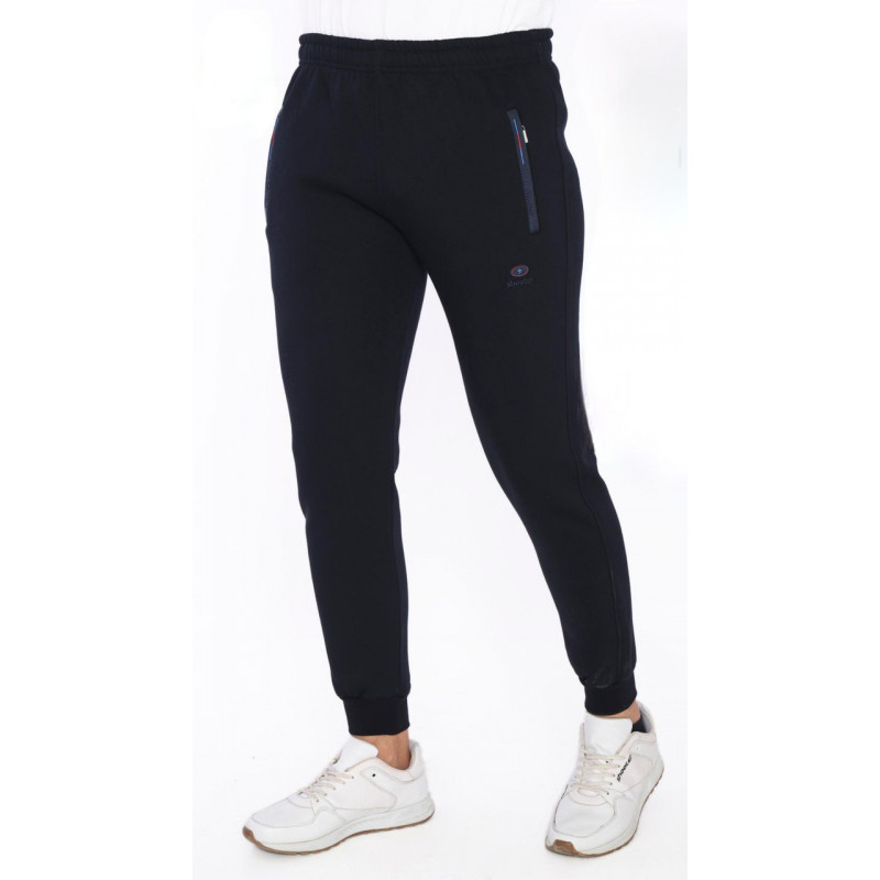 Брюки спортивные теплые Shooter Флис мужские манжет M-XXXL , XL, Черный