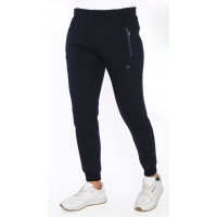 Брюки спортивные теплые Shooter мужские манжет большие размеры 2XL-6XL , XXL, Темно-синий