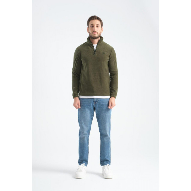 Флиска теплая Shooter мужская на молнии M-XXXL , XXL, Хаки