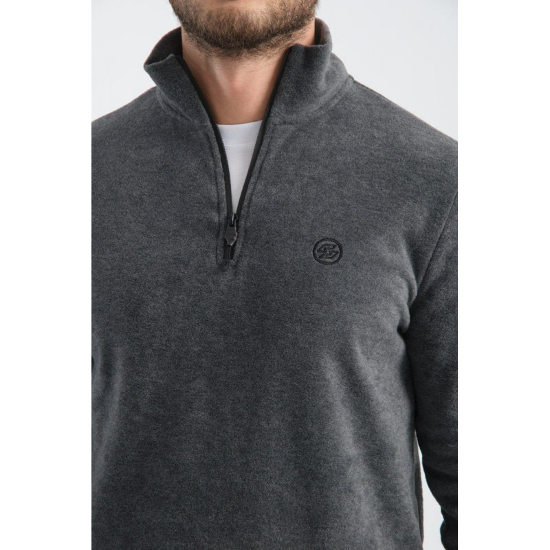 Флиска теплая Shooter мужская на молнии M-XXXL , XL, Темно-серый