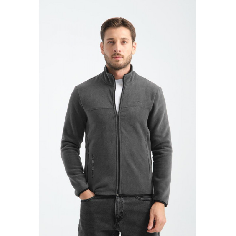 Флиска теплая зиппер Shooter мужская на молнии M-XXXL , M,  Темно-синий