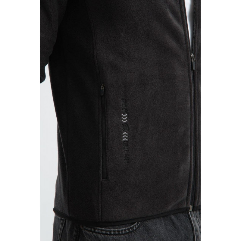 Флиска теплая зиппер Shooter мужская на молнии M-XXXL , XXXL,  Графит
