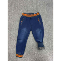 Джинсы теплые Buddy Boy для мальчика 3-8 лет флис , 98, Синий