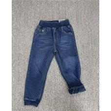 Джинсы теплые Buddy Boy для мальчика 3-8 лет флис , 104, Синий