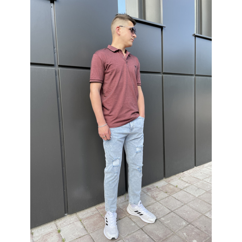 Джинсы Red men МОМ мужские , 36, Серый