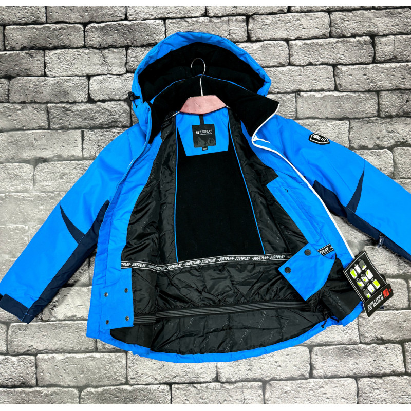 Куртка термо зима DL&AM для подростка 7-16 лет , Электрик, 128