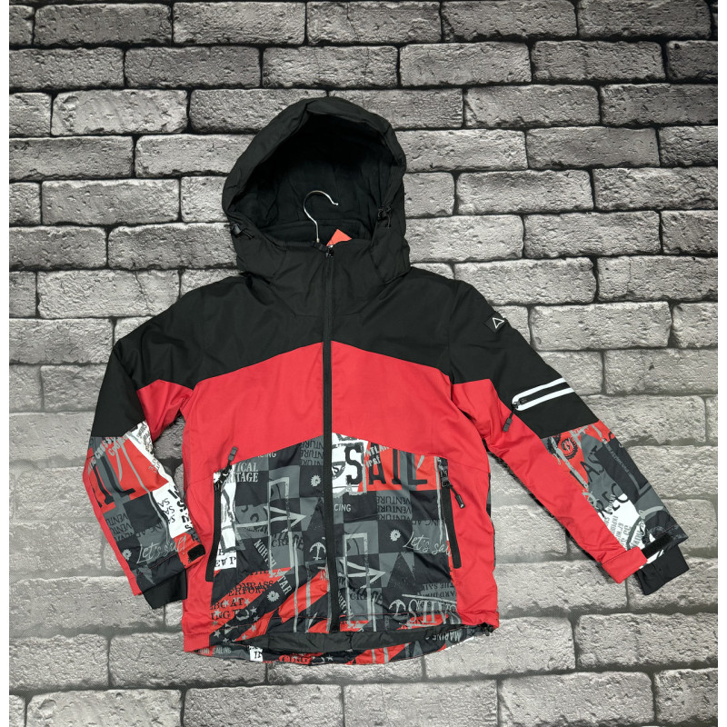 Термокуртка зимняя JPEUDESIGN для подростка 10-16 лет , Синий, 146