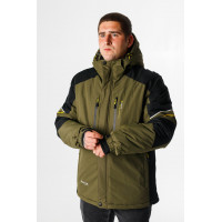 Термокуртка зимняя Snow мужская XXL-8XL большие размеры , Хаки,XXXL