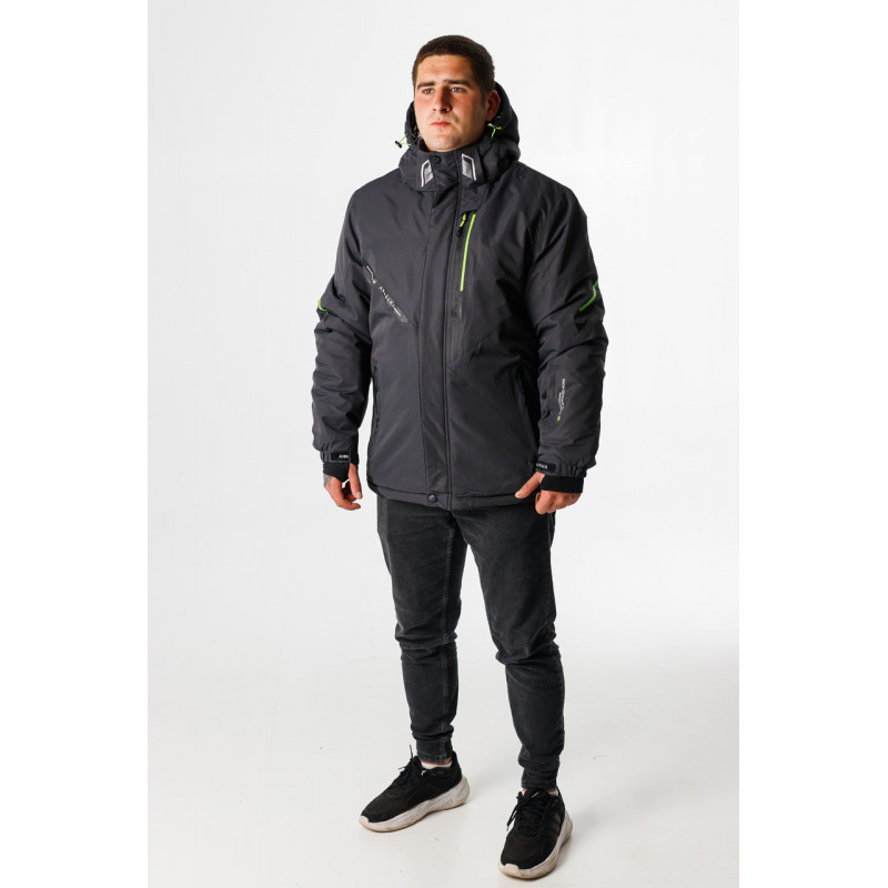 Куртка зимняя Snow мужская M-XXXL термо , Серый,L