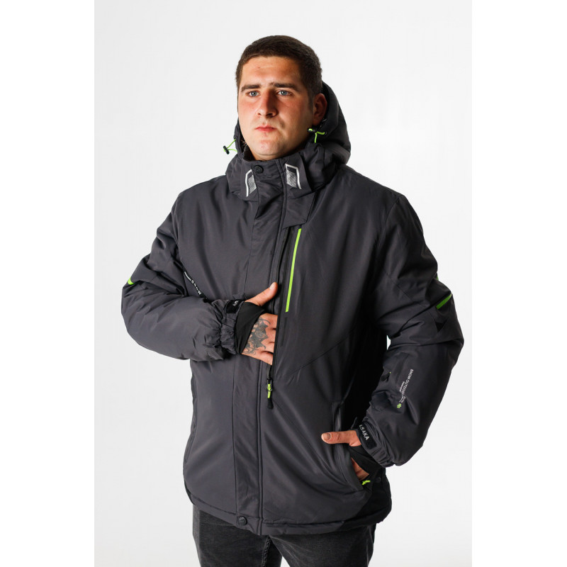 Куртка зимняя Snow мужская M-XXXL термо , Серый,L